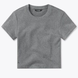 Tomboy Tee Cropped gray xs